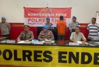 Konferensi Pers oleh Polres Ende. Jumat(31/10/2025)