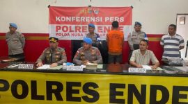 Konferensi Pers oleh Polres Ende. Jumat(31/10/2025)