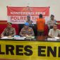 Konferensi Pers oleh Polres Ende. Jumat(31/10/2025)